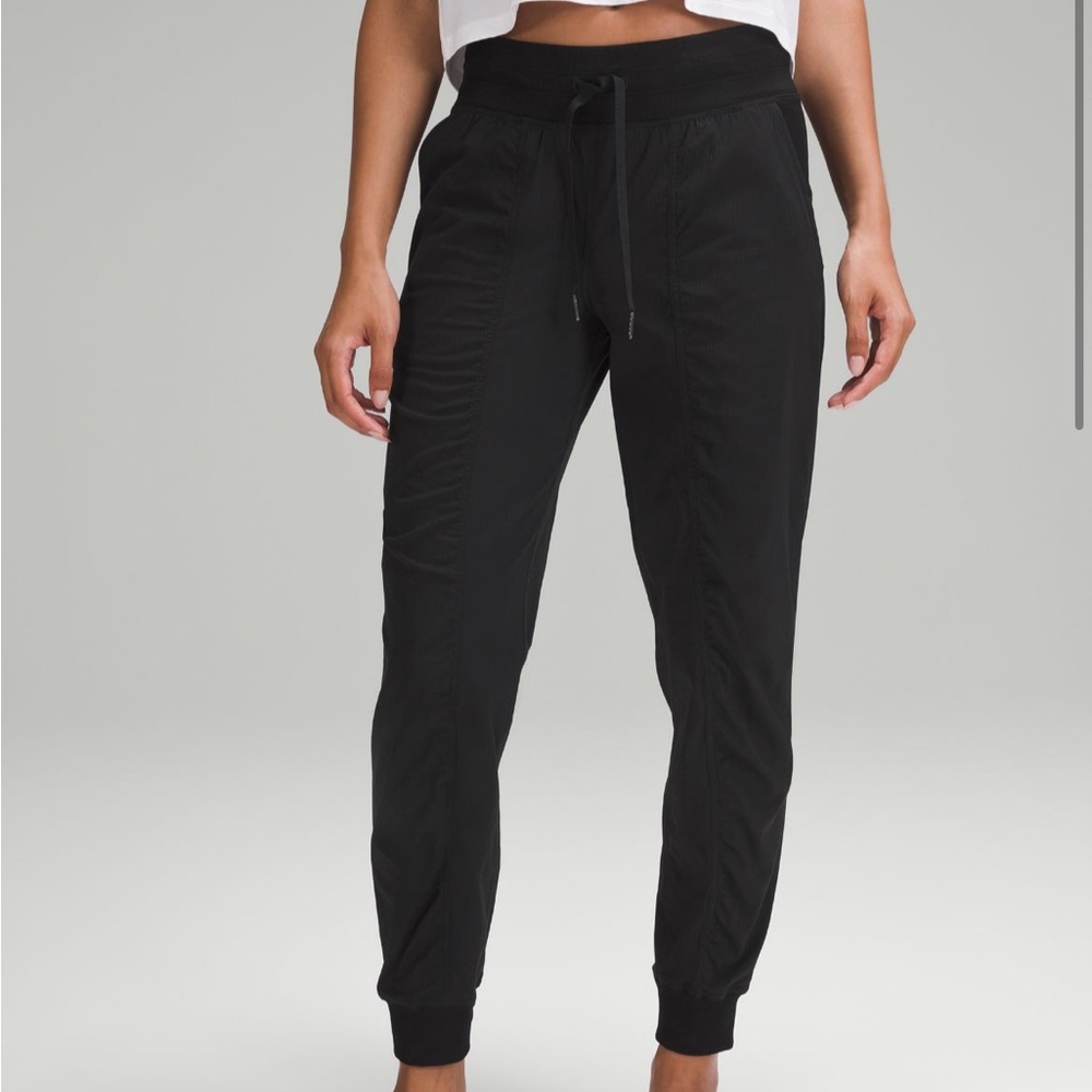 Black Lululemon Full Length Dance Studio Joggers - Size 2